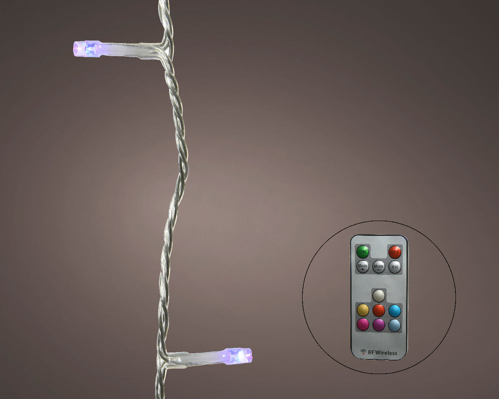 33 FT 100 LED Dancing Color Changing Transparent Wire With Remote Control