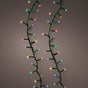148 FT 2000 LED Multi Compact Lights With Green Wire