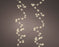 5 FT 100 Micro LED Warm White Lights With Silver Wire Battery Operated