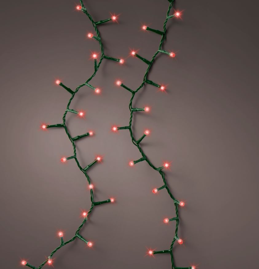 36 FT Compact Starter Set Red With 1 String Of 500 LED Lights