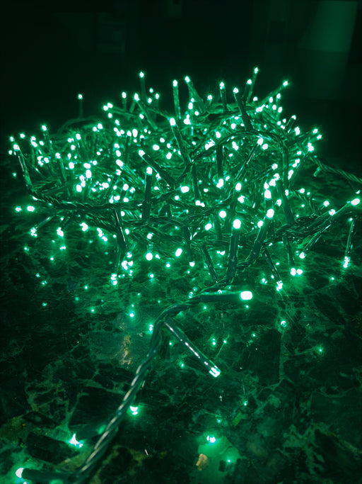 36 FT Compact Extension Set Green With 1 String Of 500 LED Lights