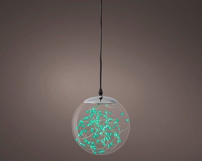 80 Green Micro LED Hanging Ball