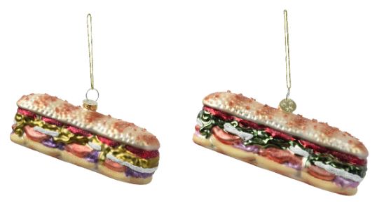 5" Panini Glass Ornament Assorted