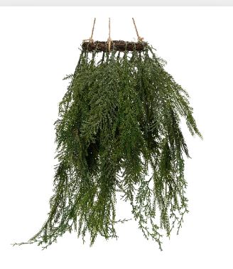 28" Green Hanging Wreath Swag