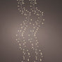 4 FT 100 Micro LED Warm White Compact Lights With Silver Wire Battery Operated