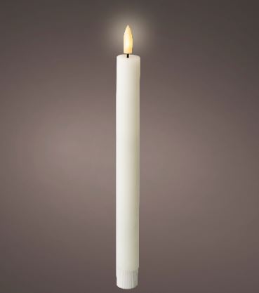 9.6" LED Dinner Candle Warm White Battery Operated
