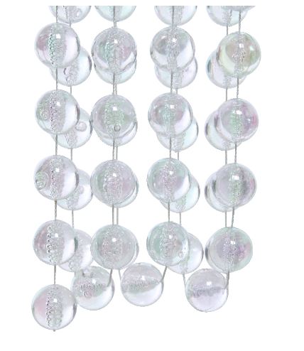 9 FT Iridescent Beaded Shiny Garland