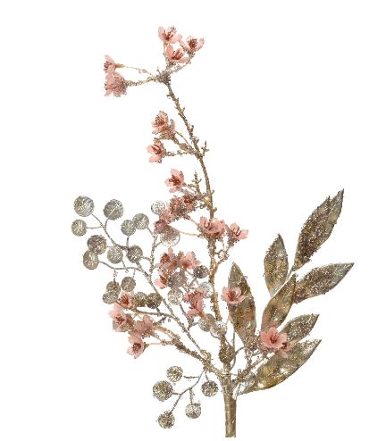 23.6" Gold Pink Glitter Spray