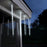 6.6 FT 108 LED Cool White Icicle Light Snow Fall Function & Transparent Wire