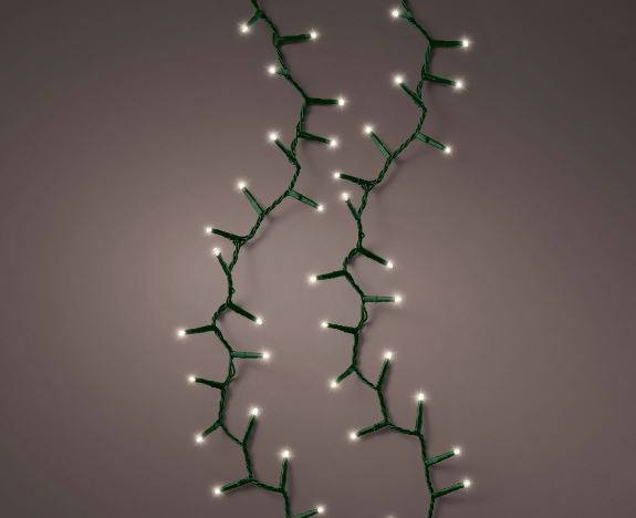 197 FT Compact 3000 LED Warm White Green Wire