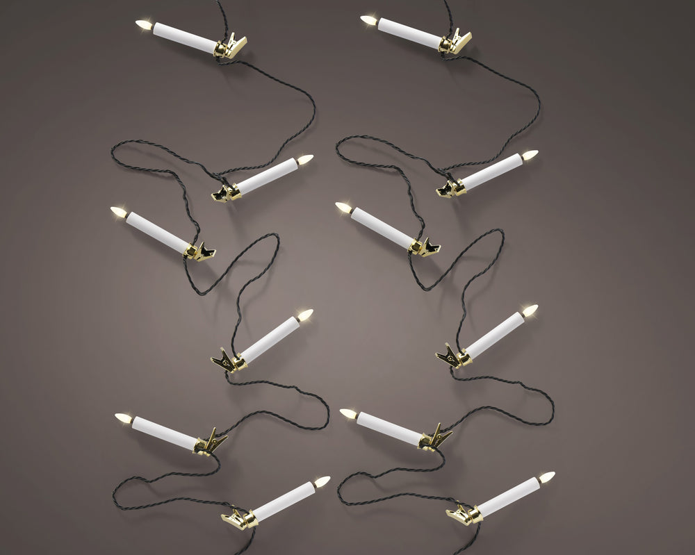 5" 20 LED Warm White Candle Lights