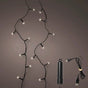 49 FT 200 LED Warm White Twinkle Lights With Black Wire Duracharge