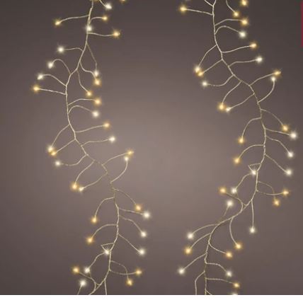 39 FT 960 Micro LED Warm White & Classic Warm Compact Lights With Gold Wire