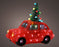 15" 80LED Red Car with Christmas Tree