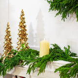 9 FT Norfolk Garland 150LED Battery Operated