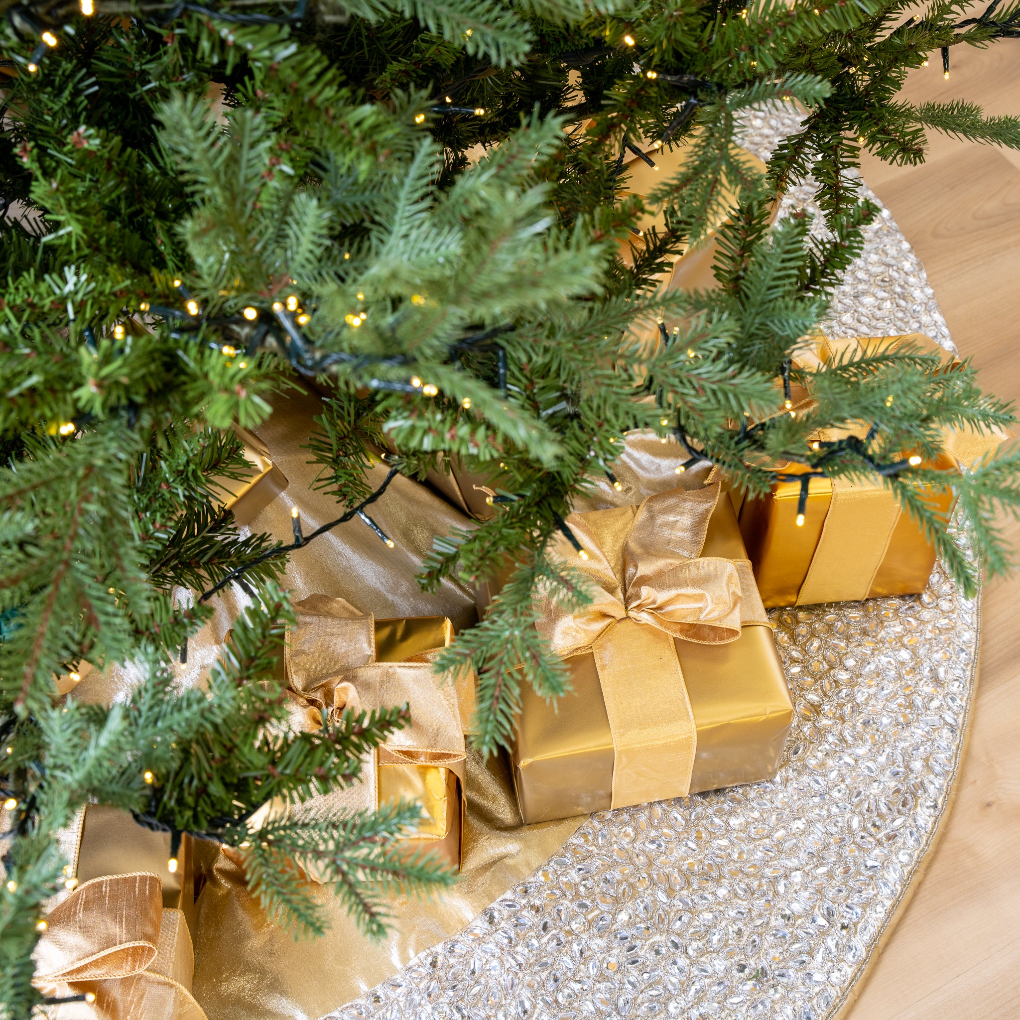 Newbury Pine Tree Pre-Lit Warm White LED Lights