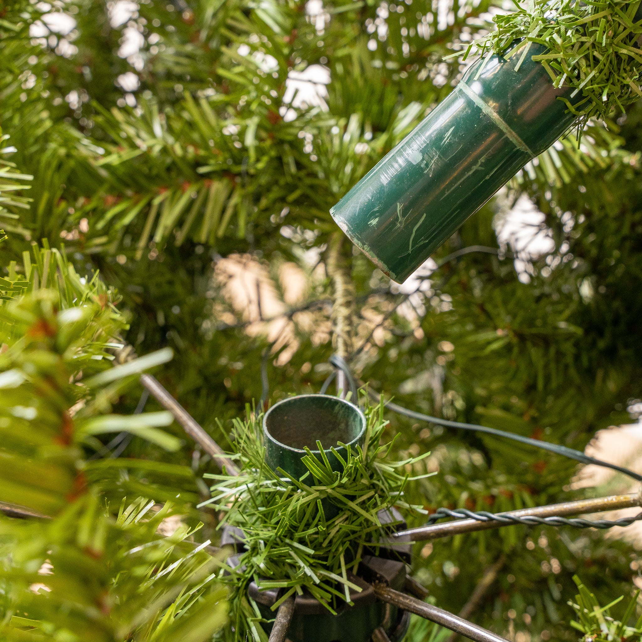 Newbury Pine Tree Pre-Lit Warm White LED Lights