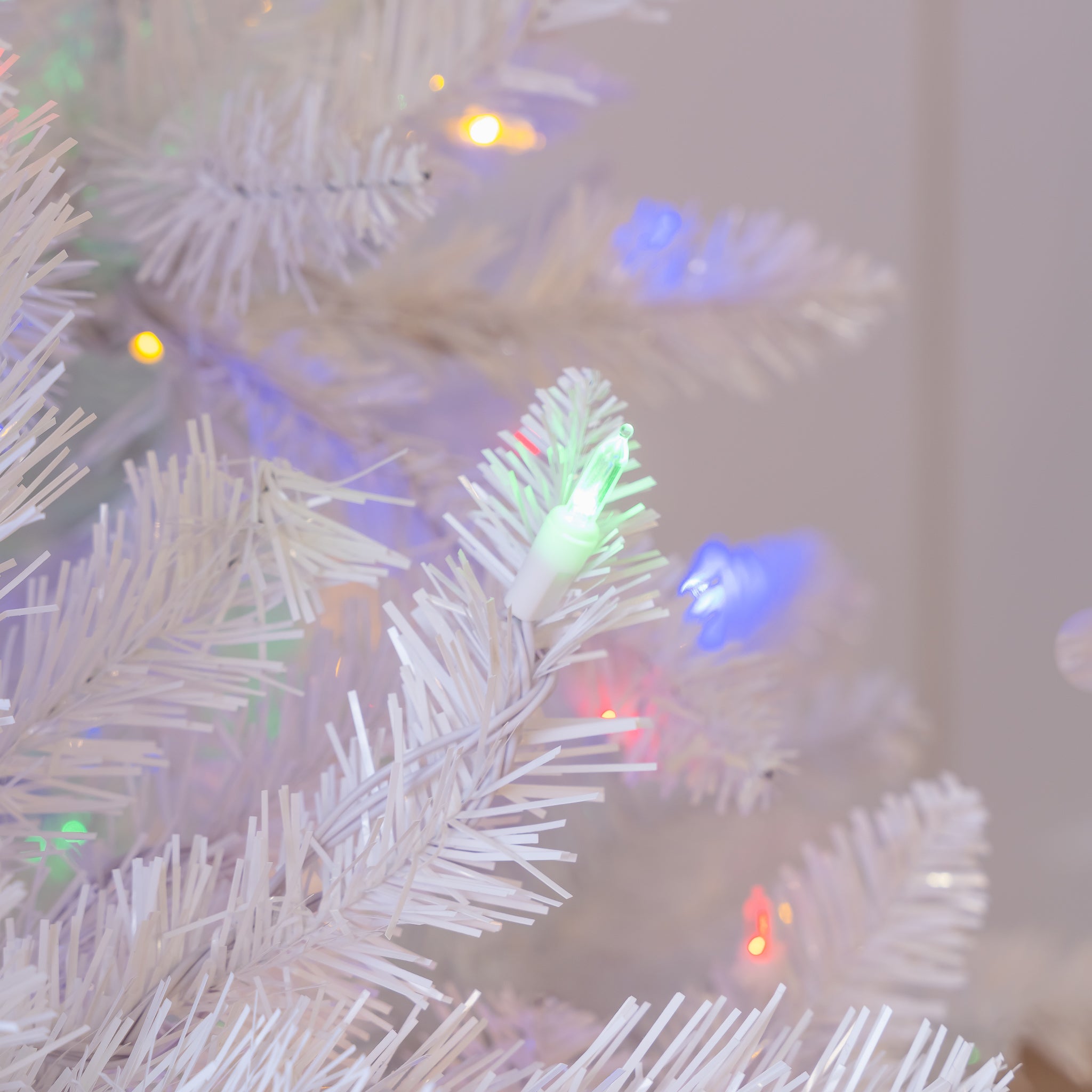 White Parkview Tree Pre-Lit Color Changing LED Lights