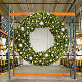 Commercial Wreath Pre Lit Warm White LED