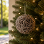 5" Frosted Vine Ball Ornament