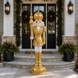 6 FT Gold & White Nutcracker