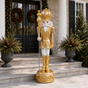 6 FT Gold & White Nutcracker