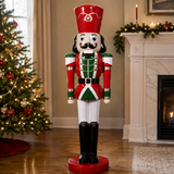 6 FT Red White & Green Nutcracker