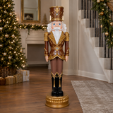 6 FT Brown & Tan Nutcracker