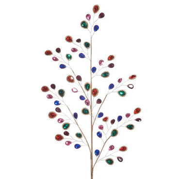 32" Mulitcolor Jeweled Spray