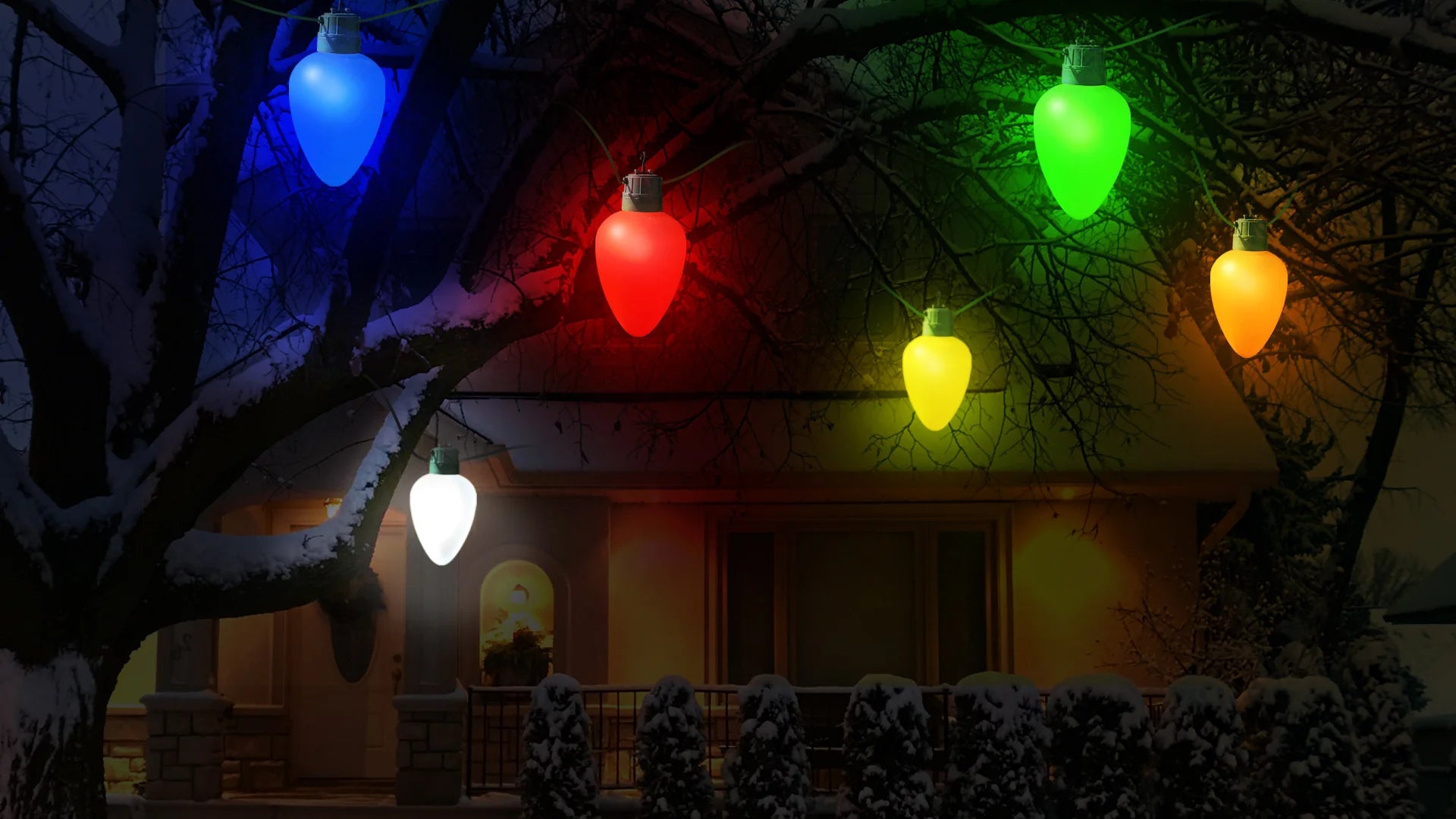 10" 15 LED Blue Jumbo Bulb