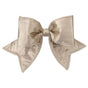 16" Outdoor UV-Resistant Padded Champagne Velvet Bow