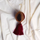 Burgundy Opulence Ornament & Ribbon Bundle