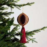 Burgundy Opulence Ornament & Ribbon Bundle