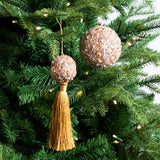 Gold Opulence Ornament & Ribbon Bundle