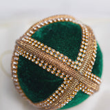 Emerald & Gold Opulence Ornament & Ribbon Bundle