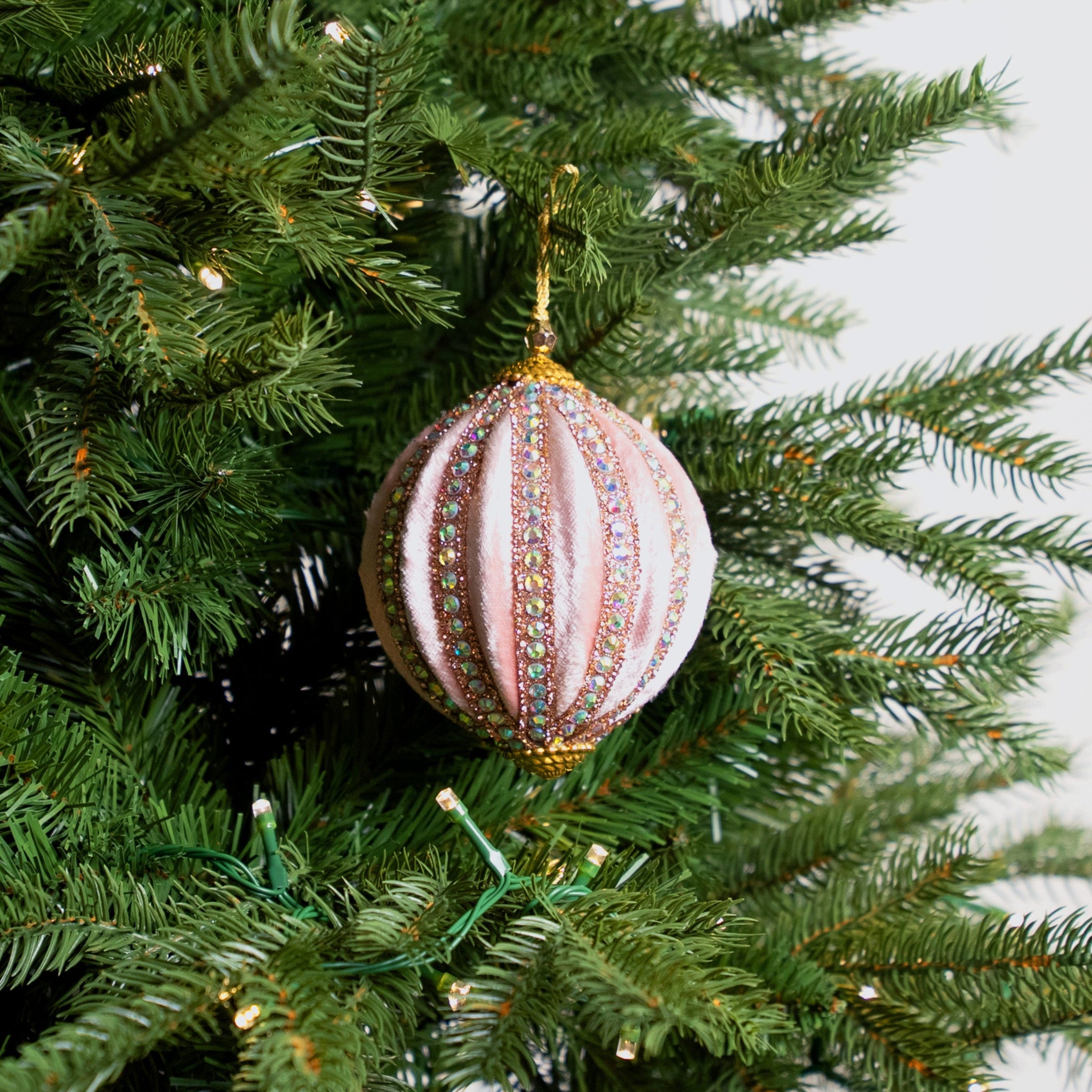 Pink Opulence Ornament & Ribbon Bundle