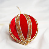 Red & Gold Opulence Ornament & Ribbon Bundle