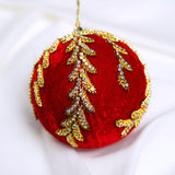 Red & Gold Opulence Ornament & Ribbon Bundle