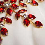 Red, White, & Silver Opulence Ornament, Ribbon, & Tree Skirt Bundle