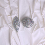 White & Silver Opulence Ornament & Ribbon Bundle