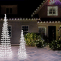 4 FT 120 LED Pure White Cone Tree Twinkling Effect