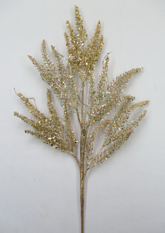 29" Glitter Twig Spray