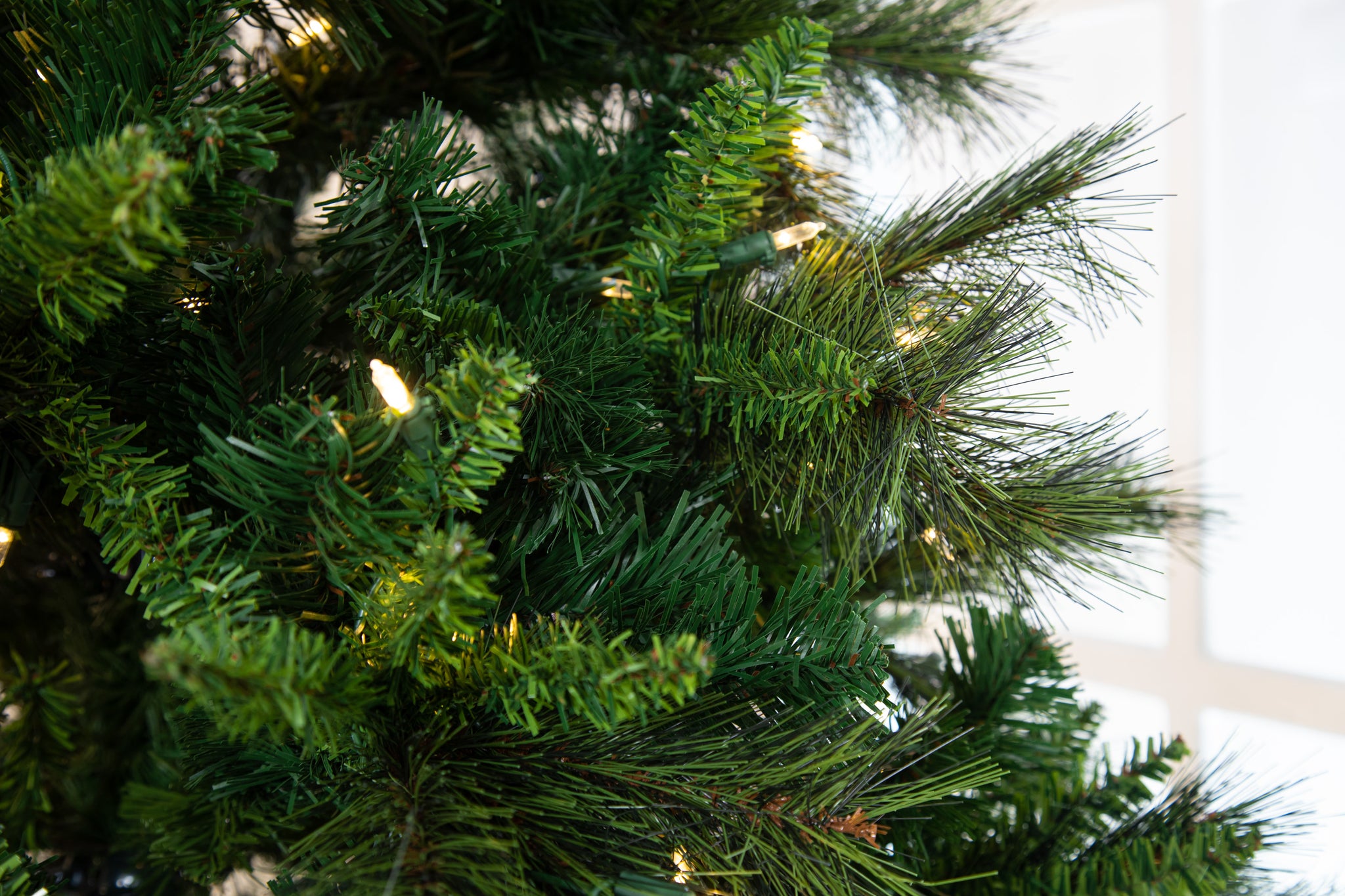 Belgium Mix Tree Pre-Lit Warm White LED Lights