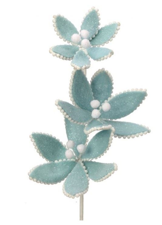 24" Pastel Candy Poinsettia